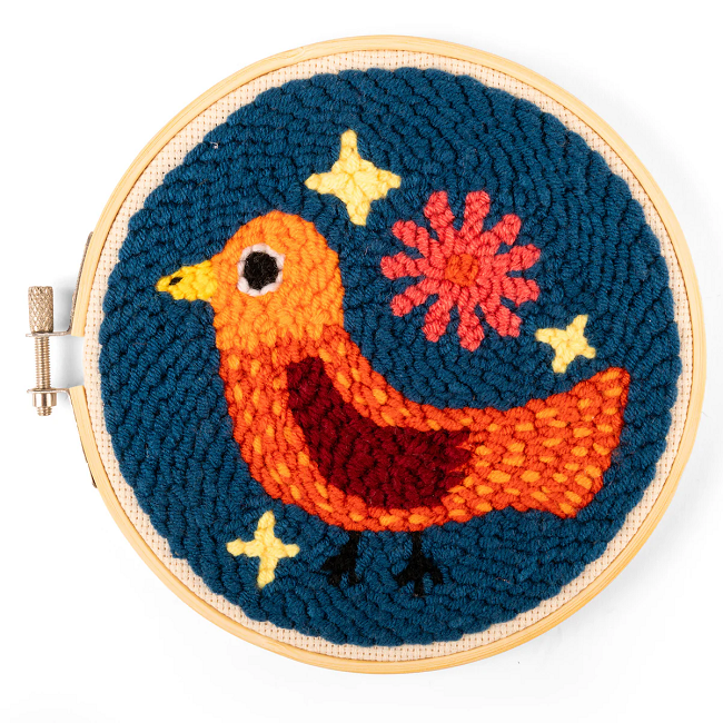 Punch Needle Craft Kit, Bird