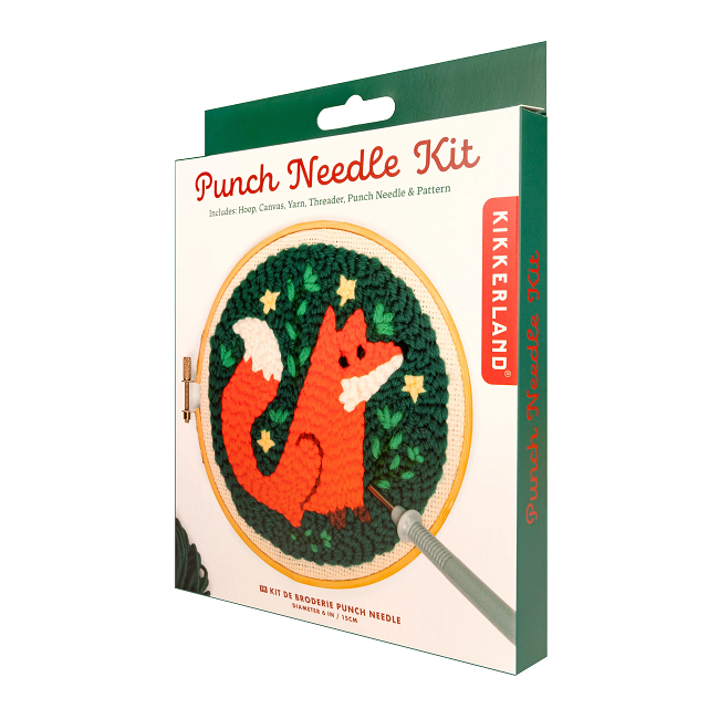 Punch Needle Craft Kit, Fox