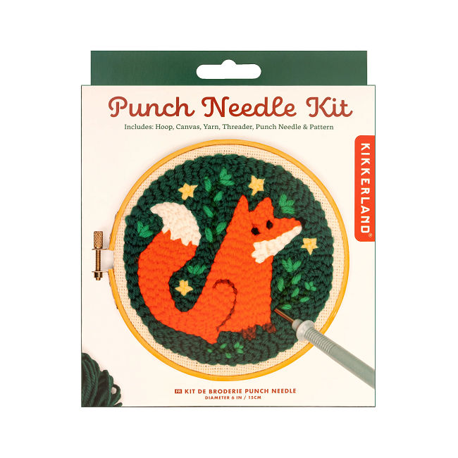 Punch Needle Craft Kit, Fox