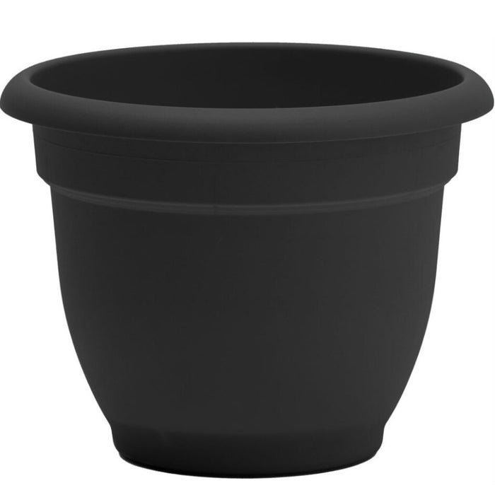 ariana self watering planter Bloem Ariana Charcoal Planter 6 in