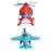 Wheatley Eco-Friendly Plane & Helicopter 2-Piece Set