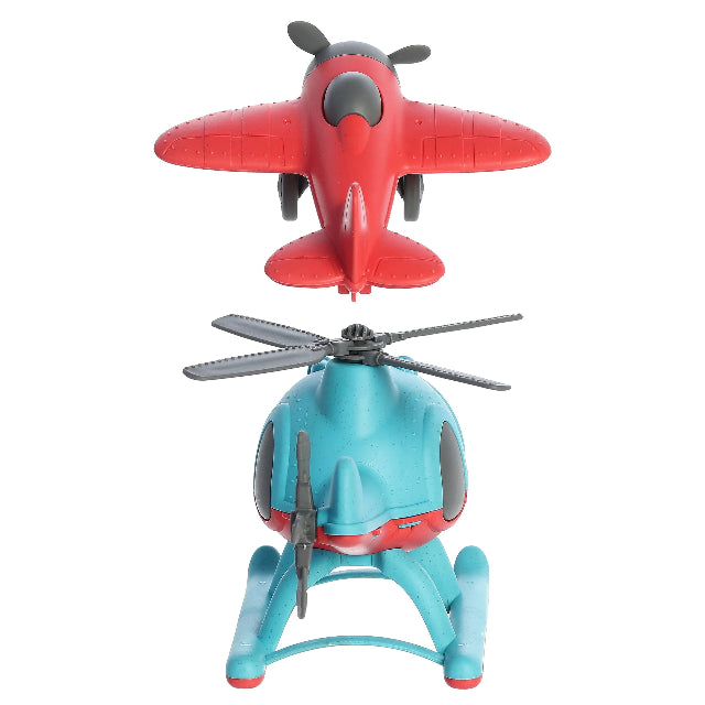 Wheatley Eco-Friendly Plane & Helicopter 2-Piece Set