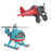 Wheatley Eco-Friendly Plane & Helicopter 2-Piece Set
