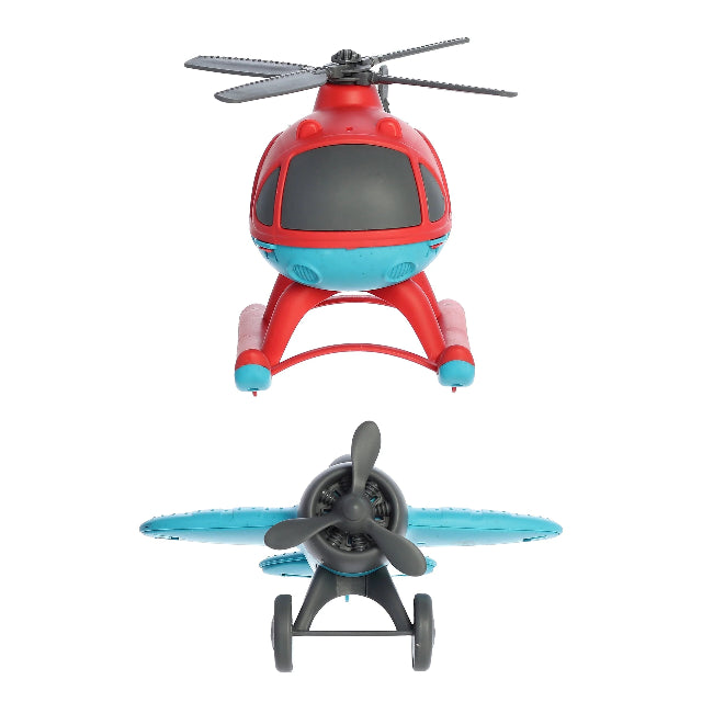 Wheatley Eco-Friendly Plane & Helicopter 2-Piece Set