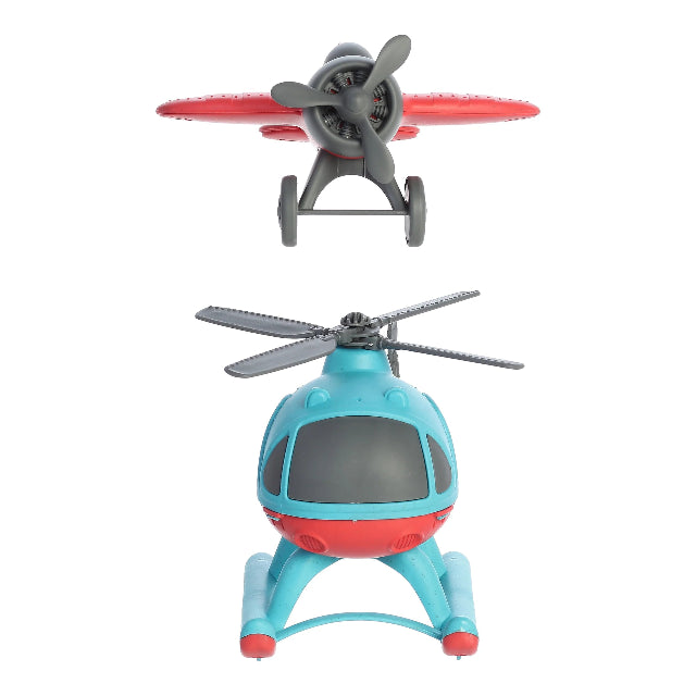 Wheatley Eco-Friendly Plane & Helicopter 2-Piece Set