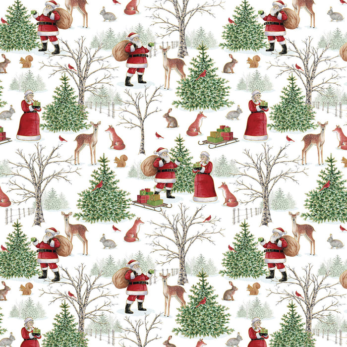 Woodland Wonder Jumbo Holiday Gift Wrap Roll 10' x 30"