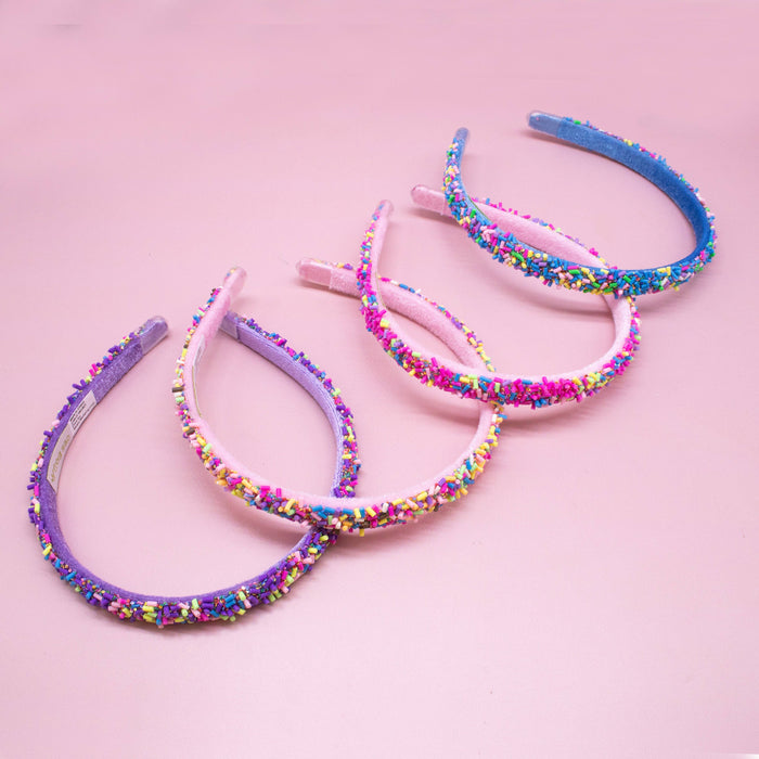 Thin Sprinkles Headband, Assorted Colors