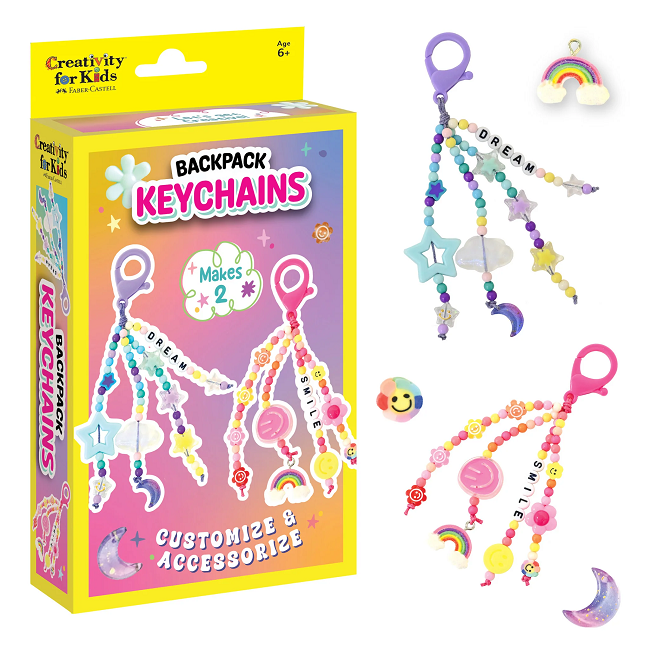 Creativity for Kids Backpack Keychains Mini Kit