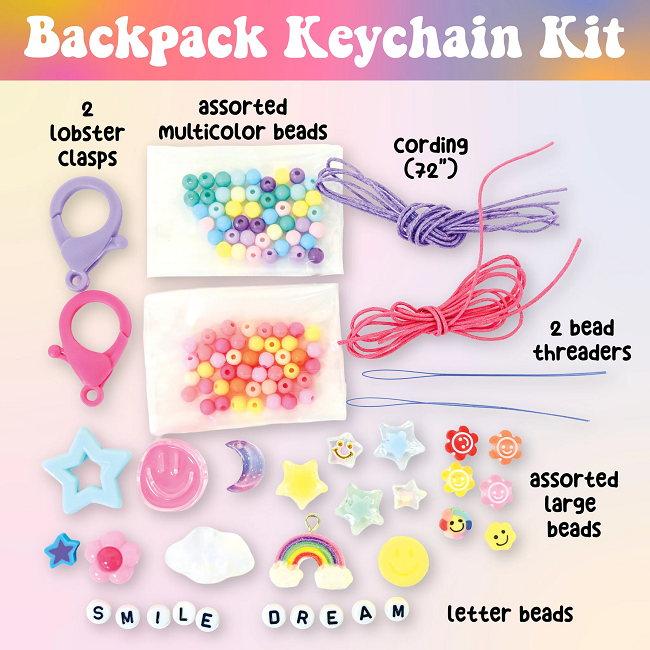 Creativity for Kids Backpack Keychains Mini Kit