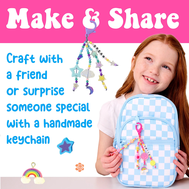 Creativity for Kids Backpack Keychains Mini Kit