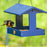 Backyard Nature Recycled Plastic Fly-Through Feeder, Blue