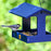 Backyard Nature Recycled Plastic Fly-Through Feeder, Blue
