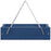 Small Hanging Tray Bird Feeder in Blue Recycled Plastic