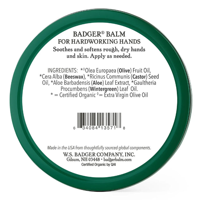 Badger Balm for Hardworking Hands
