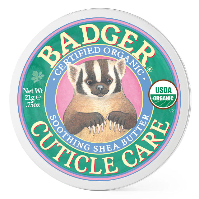 Badger Cuticle Care with Soothing Shea Butter, 0.75-oz Mini Tin