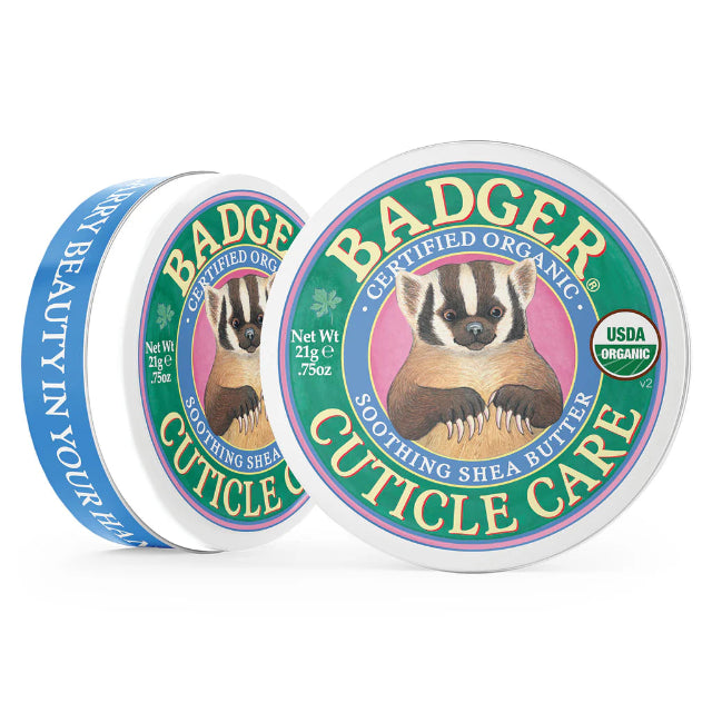 Badger Cuticle Care with Soothing Shea Butter, 0.75-oz Mini Tin