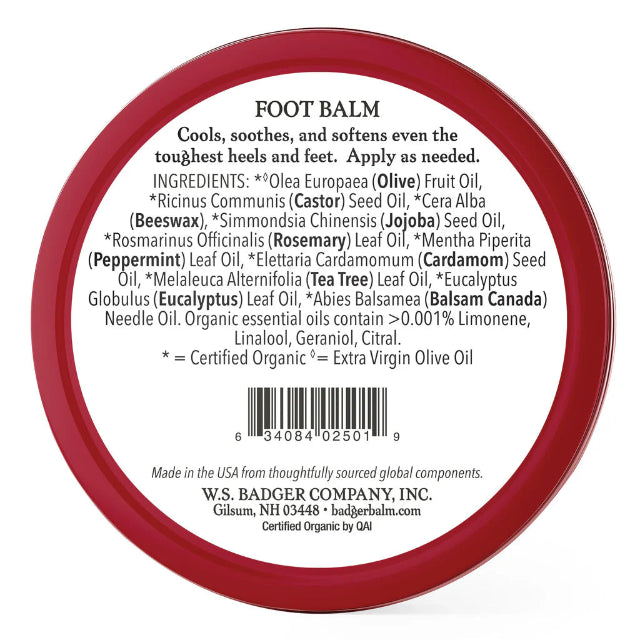 Badger Foot Balm Peppermint & Tea Tree