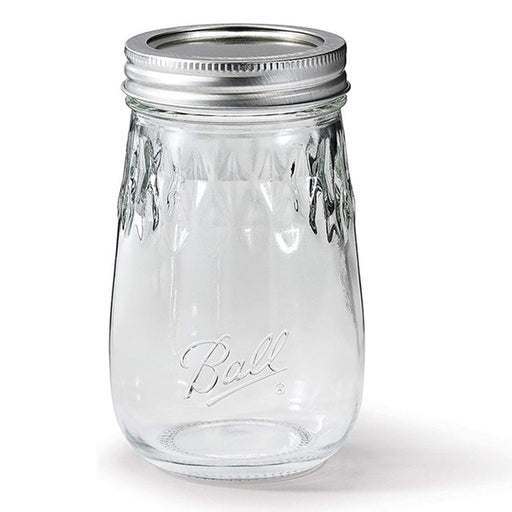 Ball 16 oz Fluted Mason Jar (4-Count)
