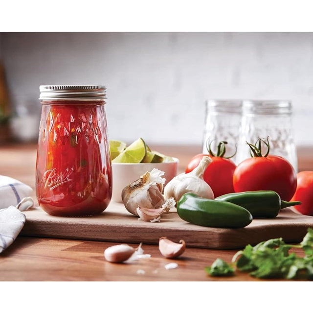 Ball 16 oz Fluted Mason Jar (4-Count)