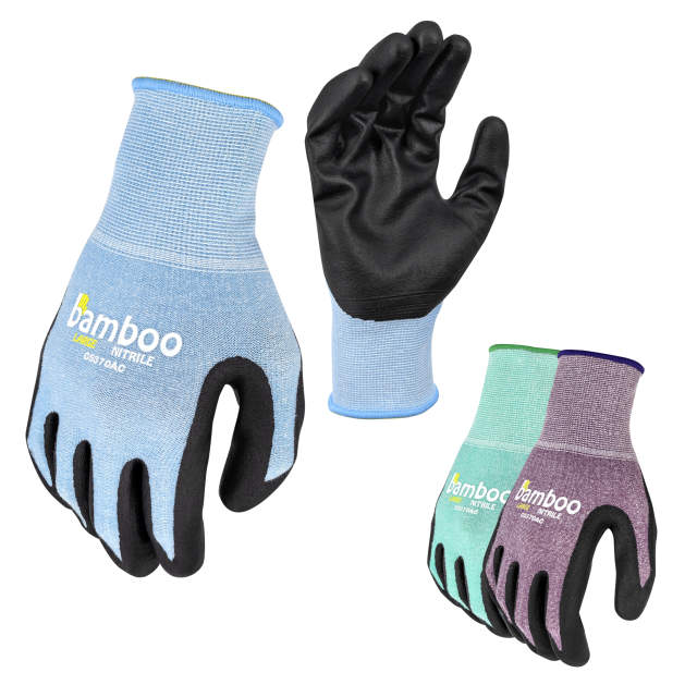 Nitrile Palm Bamboo Gardener Nitrile Gloves Bellingham C5371