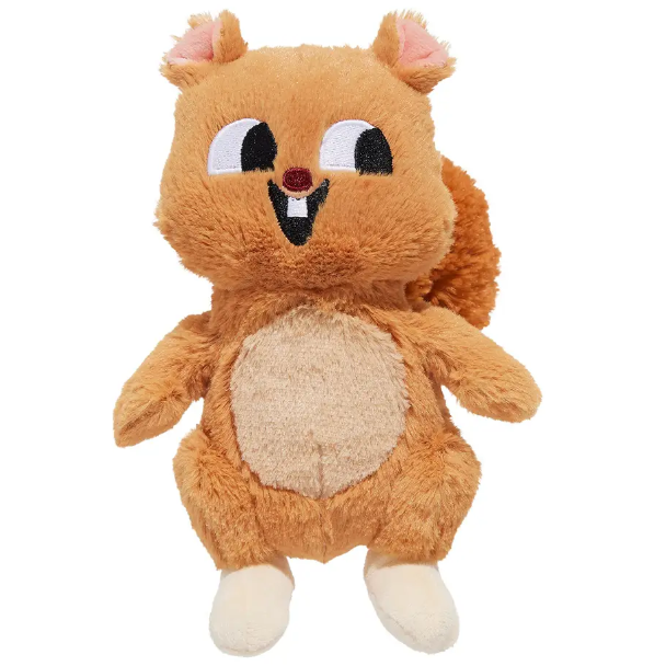 Bark Pearl Squirrel Plush Dog Toy