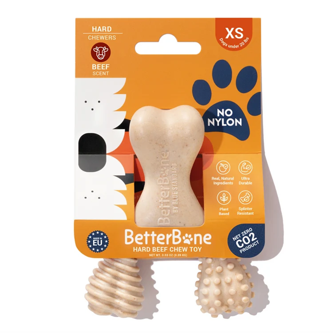 BetterBone Mini Chew Toy, Beef Flavor