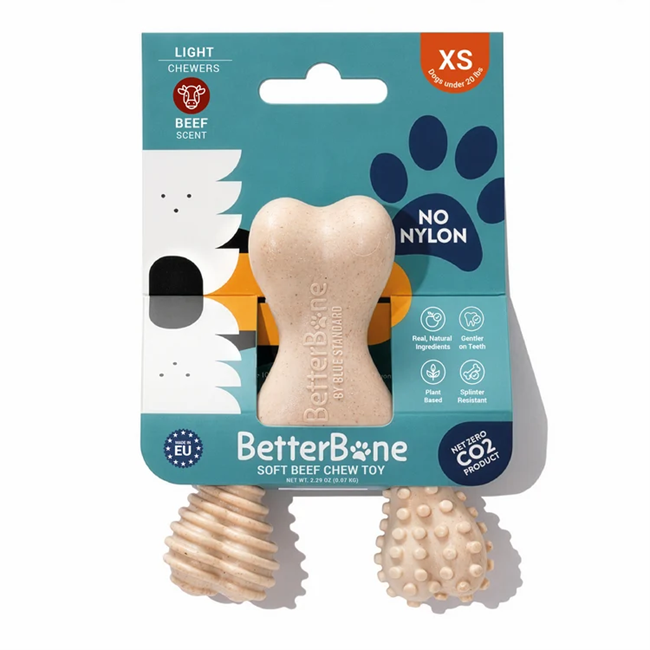 BetterBone Mini Chew Toy, Beef Flavor