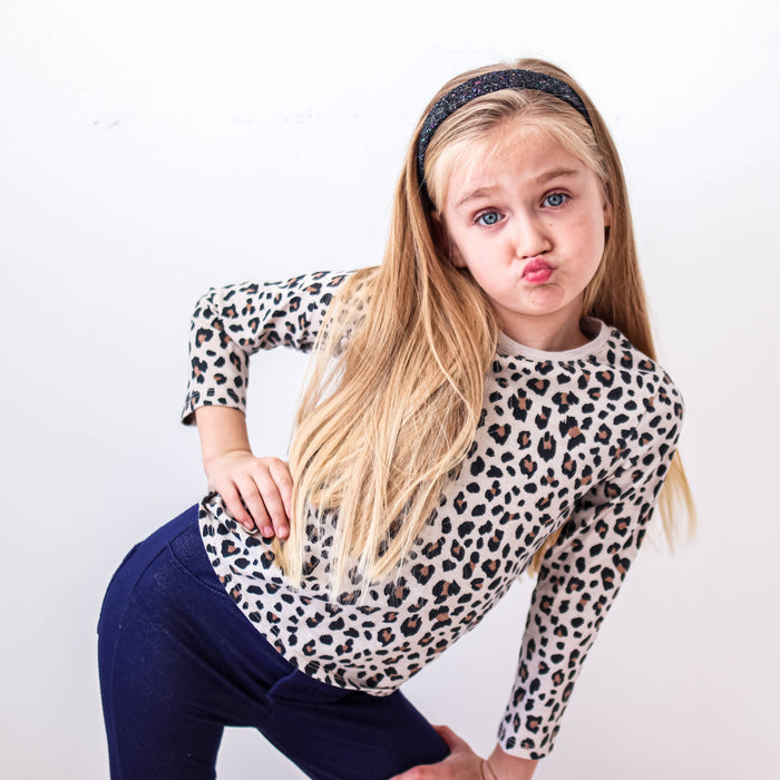 Tapered Chunky Glitter Headband, Assorted Colors