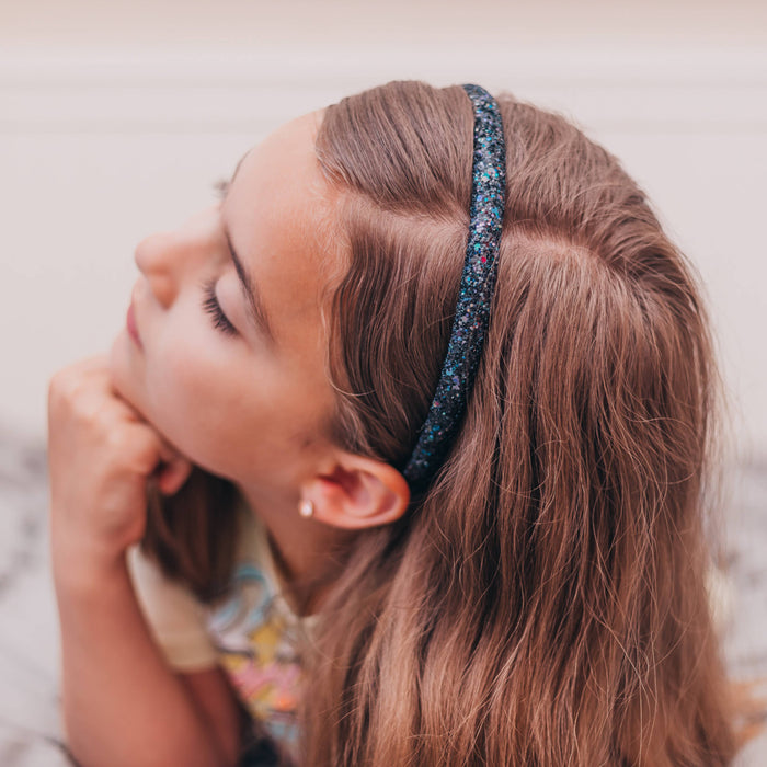 Thin Glitter Headband, Assorted Colors