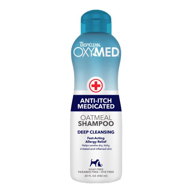 OxyMed Anti-Itch Medicated Oatmeal Shampoo for Dogs & Cats - 20 oz.