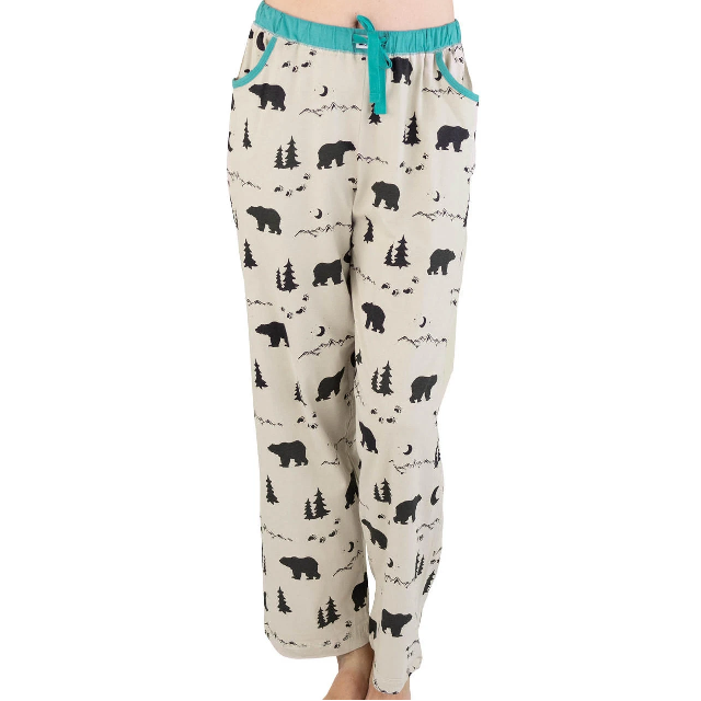 LazyOne Mountain Bear Women's Regular Fit PJ Pant
