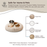 The Original Calming Donut Shag Cat & Dog Bed Sage