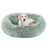 The Original Calming Donut Shag Cat & Dog Bed Sage