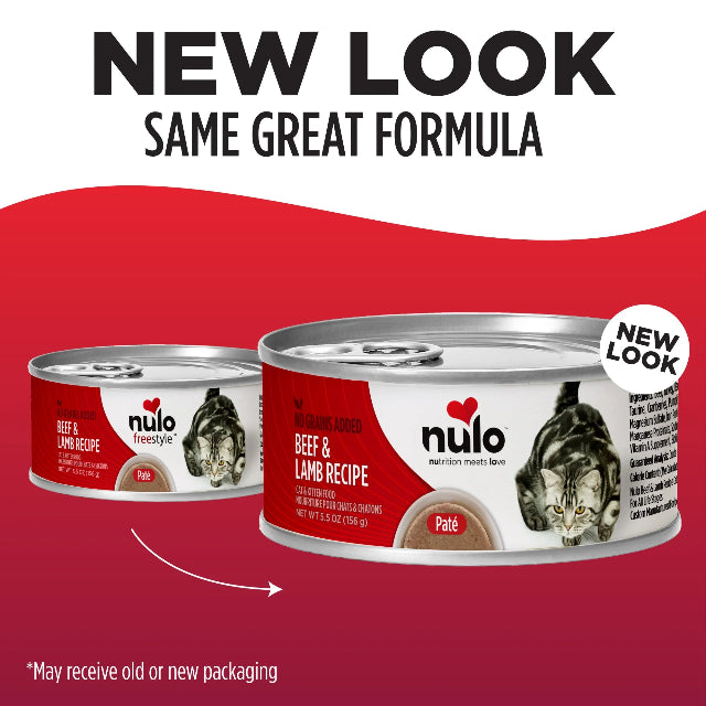 Nulo Paté Beef & Lamb Recipe for Cats 5.5oz