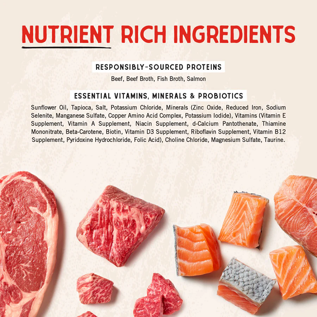 Stella & Chewy's Stella's Shredrs Beef & Salmon Recipe in Broth 2.8oz