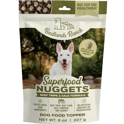 Badlands Ranch Superfood Nuggets Beef Tripe & Kale Formula 8 oz