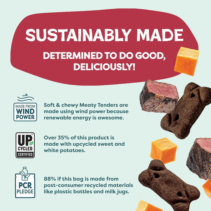 Shameless Pets Beef Up Meaty Tenders Soft & Chewy Dog Treats 8oz