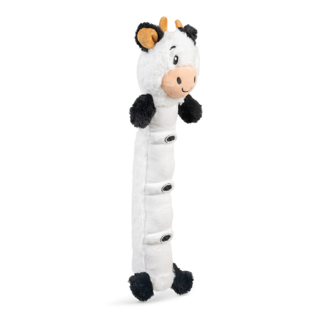 Growl Noodles Bessie the Cow Plush Dog Toy