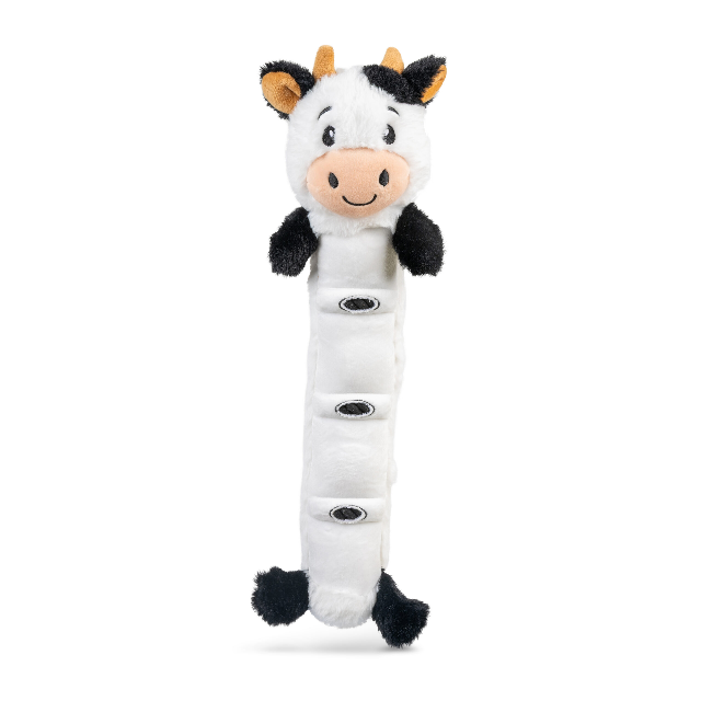 Growl Noodles Bessie the Cow Plush Dog Toy