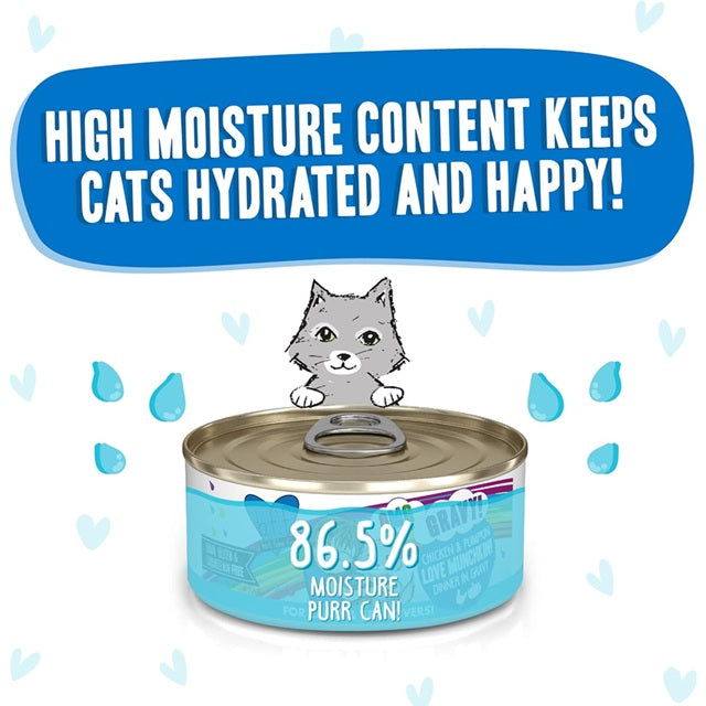 BFF OMG Love Munchkin! Chicken & Pumpkin Dinner in Gravy Grain-Free Cat Food, 5.5-oz Can