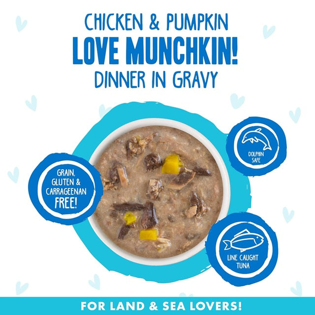 BFF OMG Love Munchkin! Chicken & Pumpkin Dinner in Gravy Grain-Free Cat Food, 5.5-oz Can