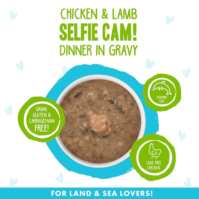 BFF OMG Selfie Cam! Chicken & Lamb Dinner in Gravy Grain-Free Cat Food, 5.5-oz Can