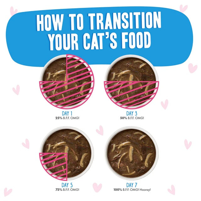 BFF OMG Charm Me Tuna & Chicken Dinner in Gravy Cat Food, 3-oz Pouch