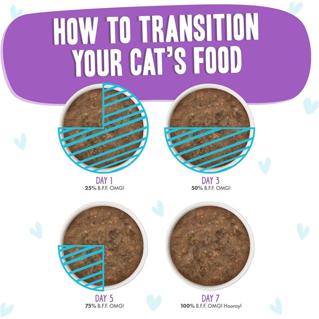 BFF OMG Best Day Eva! Beef & Salmon Dinner in Gravy Grain-Free Cat Food, 5.5-oz Can