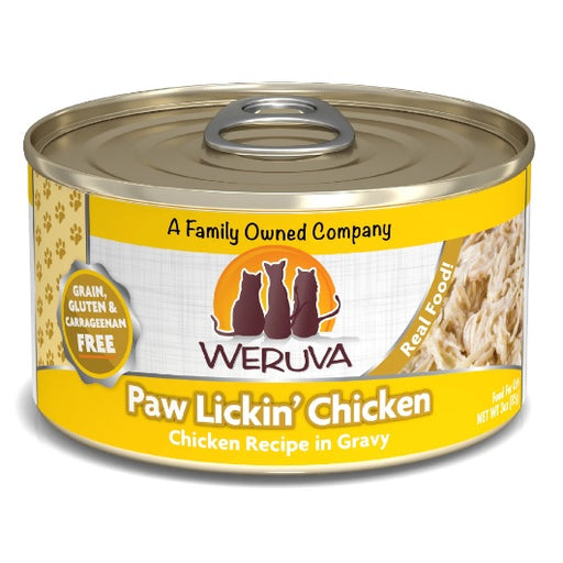Paw Lickin' Chicken Weruva Classic Cat Wet Food, 3 oz. cans- Case of 24