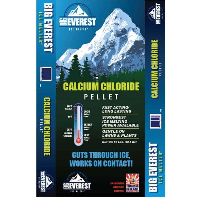 Big Everest Calcium Chloride Pellets Ice Melt 50 lb. Bag