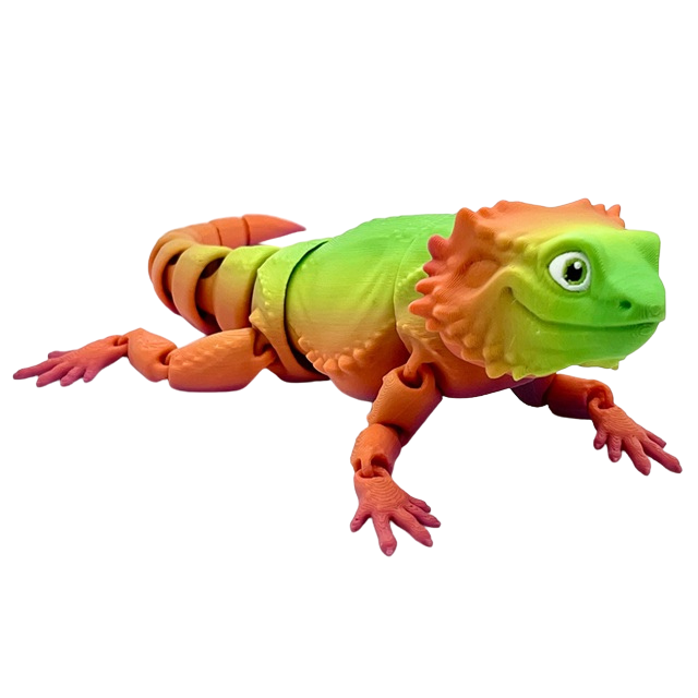 Bippits Articulating Bearded Dragon Sensory Toy