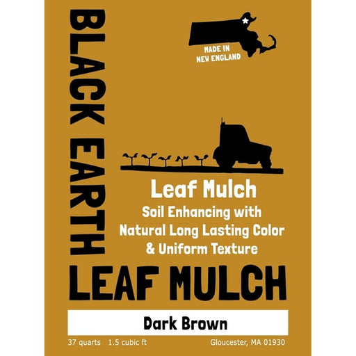 Black Earth Dark Brown Leaf Mulch 1.5 Cu. Ft.