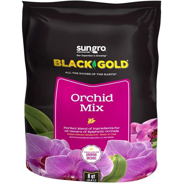 Black Gold Natural & Organic Orchid Potting Mix 8-Quart