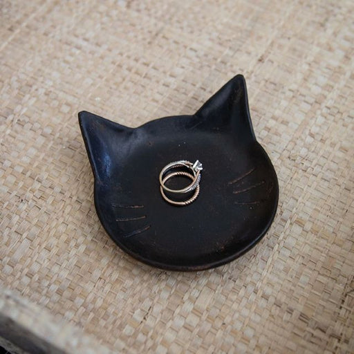 Black Cat Resin Trinket Tray